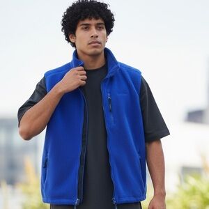 L.L. Bean Men's Purple/Blue Fleece Vest